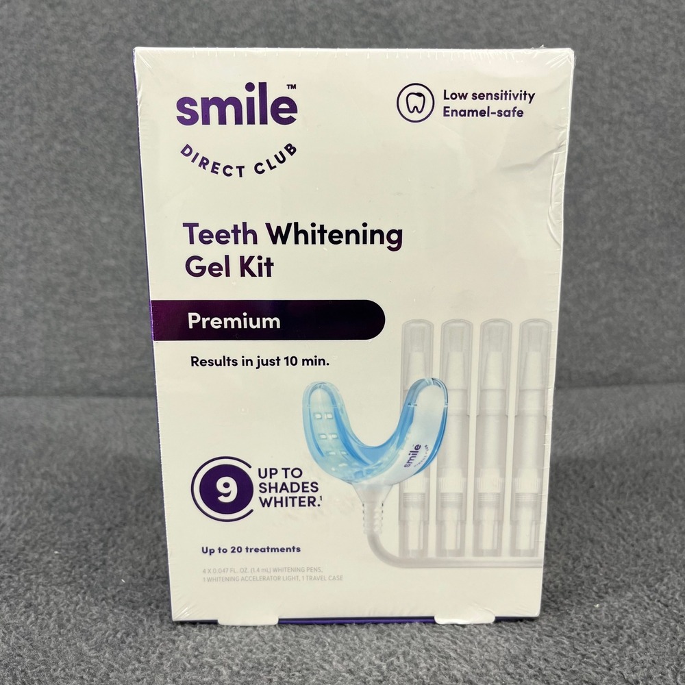 SmileDirectClub Teeth Whitening Gel Kit Unisex OS White Premium 20-LED Light Kit
